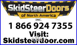 1/2 New Holland LEXAN Lx885 Skid Steer door and sides. Cab Aftermarket. Loader