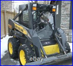 1/2 New Holland LX 565 to 885 Skid steer Poly Mower polycarbonat Door+sides