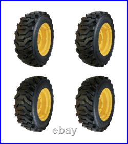 1 or 4-10-16.5 SSB331 Skid Steer Tires/Rims for New Holland & more-10X16.5-10PLY