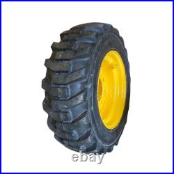 1 or 4-HD 10-16.5 Galaxy XD2010 Skid Steer Tires/Rims (8 lug) for New Holland