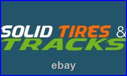 10-16.5 10x16.5 Solid Skid Steer Tires 4 + Rims 30x10-16 fits Case, Bobcat, CAT