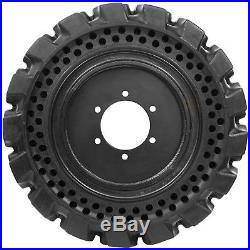 10-16.5 Standard Duty R-4 Solid Skid Steer Tires For New Holland 6 Lug Wheel