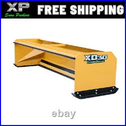 10' XD30 with pullback bar snow pusher JD & New Holland skid steer SHIPS FREE