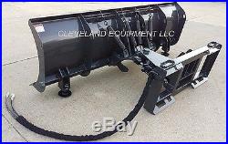 108 HD SNOW PLOW ATTACHMENT Skid-Steer Loader Angle Blade Mustang New Holland