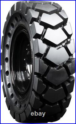 10x16.5 (30x10-16) SET OF 4 Solid Skid Steer Tires With Rims New Holland Tires