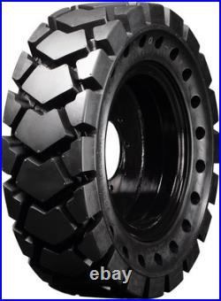 10x16.5 (30x10-16) SET OF 4 Solid Skid Steer Tires With Rims New Holland Tires