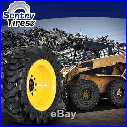 10x16.5 32x10-20 Sentry Tire 2 Solid Skid Steer Premium Replacement -New Holland