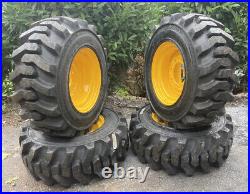 12-16.5 Galaxy Muddy Buddy Skid Steer Tires/Rims for New Holland & more-12X16.5