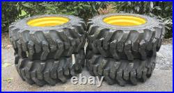 12-16.5 Galaxy Muddy Buddy Skid Steer Tires/Rims for New Holland & more-12X16.5