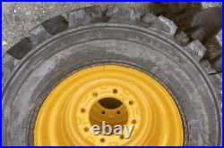 12-16.5 Galaxy Muddy Buddy Skid Steer Tires/Rims for New Holland & more-12X16.5