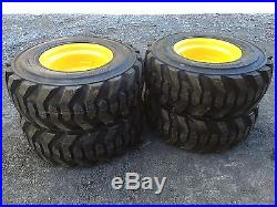 12-16.5 Skid Steer Tires/Wheels/Rims-12 PLY-New Holland L175, L221, L223, L225, L230