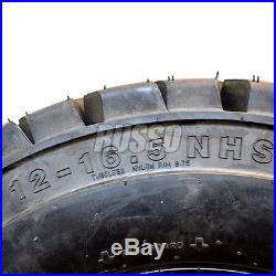 12x16.5 12 Ply Heavy Duty SKS Skid Steer Tires Bobcat Case Catepillar Deere