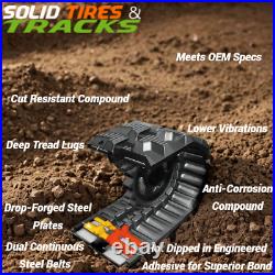 13 320x86x50 CTL Skid Steer Tracks (2) for New Holland C175, LT175B, JCB 205T