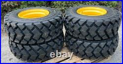 14-17.5 HD Skid Steer Tires/Wheels/Rims for New Holland, John Deere, Gehl-14X17.5