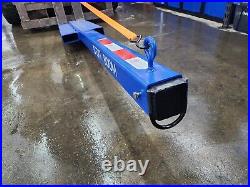 15' Telescopic Truss Boom Hoist Attachment Manual Skid Steer Loader Lift Forks