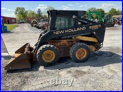 1998 New Holland LX885 Skid Steer Loader with Cab & 2 Speed Only 2900 Hours