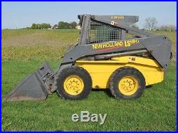 1999 New Holland Ls180 Skid Loader, 2 Speed, Cab, Heat & Ac, Diesel, 556 Hrs