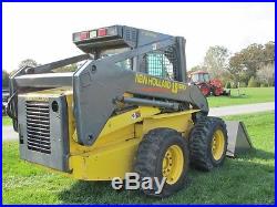 1999 New Holland Ls180 Skid Loader, 2 Speed, Cab, Heat & Ac, Diesel, 556 Hrs