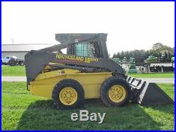 1999 New Holland Ls180 Skid Loader, 2 Speed, Cab, Heat & Ac, Diesel, 556 Hrs