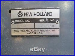 1999 New Holland Ls180 Skid Loader, 2 Speed, Cab, Heat & Ac, Diesel, 556 Hrs