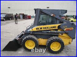 2000 NEW HOLLAND LS160 Skid Steer Loader Enclosed Cab Diesel