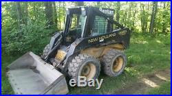 2000 New Holland LX665 Skid Steer, Solid Rubber, External Hydraulics, Turbo 60hp