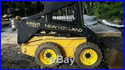 2000' New Holland lx665 skid steer 2150 hrs runs well new tires NO RESERVE
