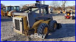 2003 New Holland LS190 Skid Steer Loader with Cab