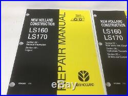 2003 New Holland Ls160 Ls170 Skid Steer Service Manual Dn102 Complete In Binder