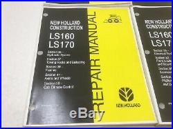 2003 New Holland Ls160 Ls170 Skid Steer Service Manual Dn102 Complete In Binder