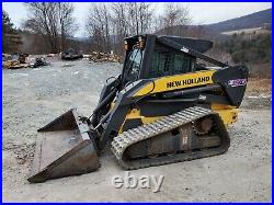 2005 New Holland C190 Track Skid Steer Cab Heat A/c Two Speed Ready To Work