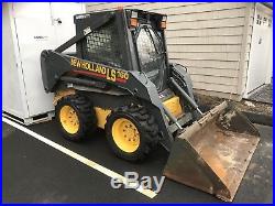 2006 NEW HOLLAND LS160 SKID STEER LOADER ENCLOSED CAB WITH HEAT One Owner