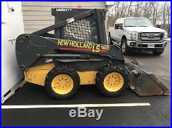 2006 NEW HOLLAND LS160 SKID STEER LOADER ENCLOSED CAB WITH HEAT One Owner