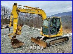 2006 New Holland Eh70 Sr Excavator Manual Thumb Same As Kobelco 17k Lb Cab Heat