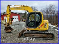 2006 New Holland Eh70 Sr Excavator Manual Thumb Same As Kobelco 17k Lb Cab Heat