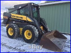 2006 New Holland L180 Skid Steer Loader Enclosed Heat Great To Plow Snow
