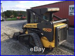 2007 New Holland C175 Tracked Skid Steer With Cab, 2 Speed, Joysticks & High Flow