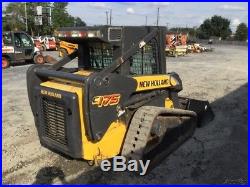 2007 New Holland C175 Tracked Skid Steer With Cab, 2 Speed, Joysticks & High Flow