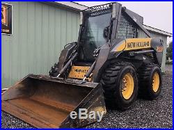 2007 New Holland L185 Skid Steer Loader Enclosed Cab, Heat High Flow. Cheap Ship