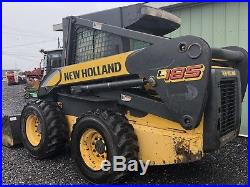 2007 New Holland L185 Skid Steer Loader Enclosed Cab, Heat High Flow. Cheap Ship