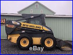 2007 New Holland L185 Skid Steer Loader Enclosed Cab, Heat High Flow. Cheap Ship