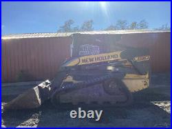 2008 New Holland C190 Compact Track Skid Steer Loader with Cab Clean 1500Hrs