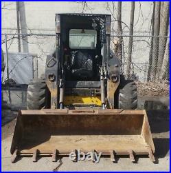 2008 New Holland L190 Skid Steer Loader with Bradco 9HD 3 Point Backhoe Attachme