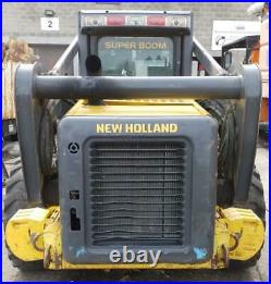 2008 New Holland L190 Skid Steer Loader with Bradco 9HD 3 Point Backhoe Attachme