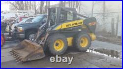 2008 New Holland L190 Skid Steer Loader with Bradco 9HD 3 Point Backhoe Attachme