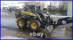 2008 New Holland L190 Skid Steer Loader with Bradco 9HD 3 Point Backhoe Attachme