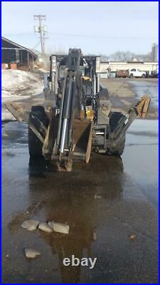 2008 New Holland L190 Skid Steer Loader with Bradco 9HD 3 Point Backhoe Attachme