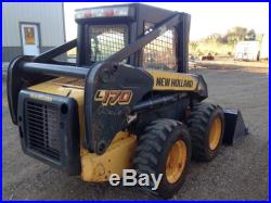 2010 New Holland L170 Skid Steer Loader BRAND NEW ENGINE WITH 0 HOURS