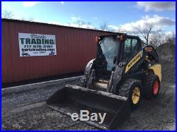 2012 New Holland L225 Skid Steer Loader with Cab 2 Speed Only 1600 Hours