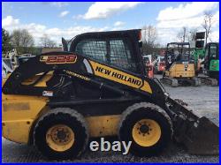 2014 New Holland L228 Skid Steer Loader with Cab 2 Speed New Tires CHEAP